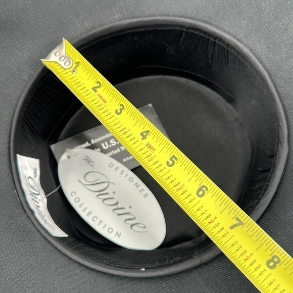 Ms. Divine Gold & Black Brimmed Church Hat NWT - Picture 6 of 6